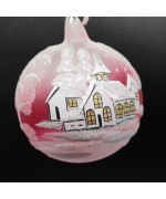 Christmas Easter Salzburg Hand Painted Ornament - Winter Forest - TEMPORARILY OUT OF STOCK